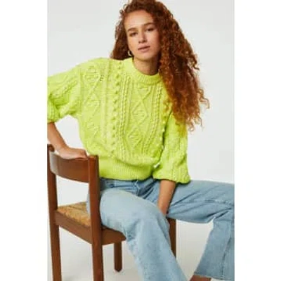 Fabienne Chapot Suzy 3/4 Sleeve Pullover In Green