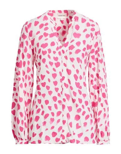 Fabienne Chapot Woman Shirt Magenta Size 14 Livaeco By Birla Cellulose, Rayon In Pink