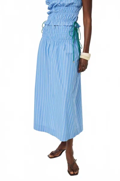 Fabienne Chapot Yoko Midi Skirt In Blue
