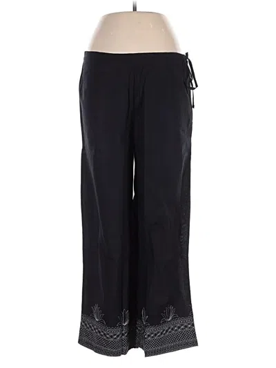 Pre-owned Fabindia Casual Pants In Black