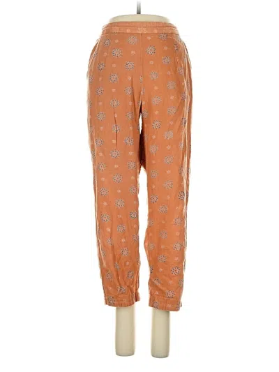 Pre-owned Fabindia Casual Pants In Orange