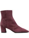 Fabio Rusconi 55mm Saturnia Ankle Boots In Red