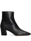 Fabio Rusconi 60mm Leather Boots In Black