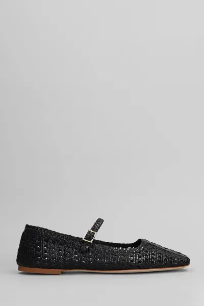 Fabio Rusconi Ballet Flats In Black Leather