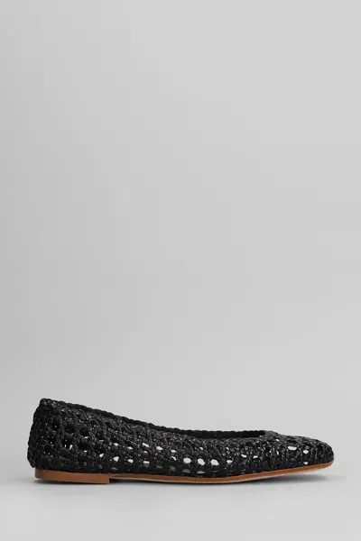 Fabio Rusconi Ballet Flats In Black Leather