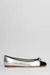Fabio Rusconi Metallic Ballet Flats In Silver