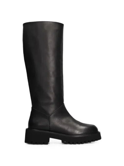Fabio Rusconi Chunky-sole Knee-high Boots In Black