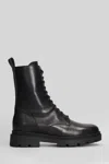 Fabio Rusconi 40mm Lace-up Combat Boots In Black