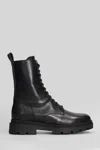 Fabio Rusconi 40mm Lace-up Combat Boots In Black