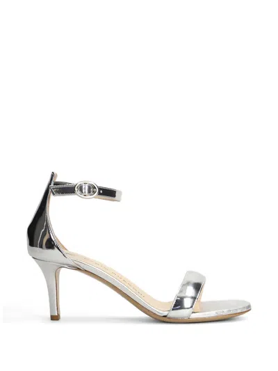 Fabio Rusconi Metallic Ankle-strap Sandals In Silver