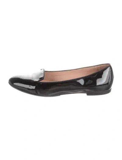 Pre-owned Fabio Rusconi Patent Leather Loafers In Black
