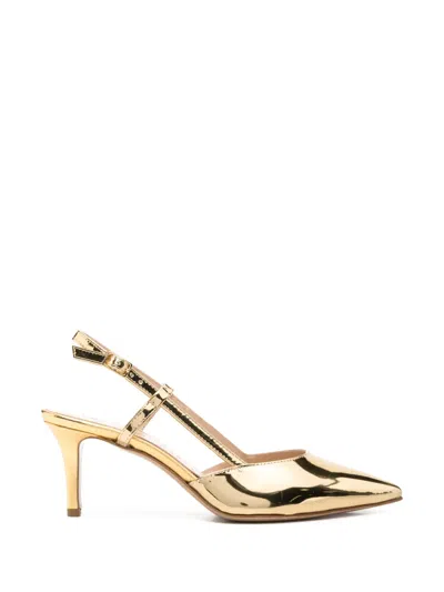 Fabio Rusconi Pointed-toe Slingback Pumps In Animal Print