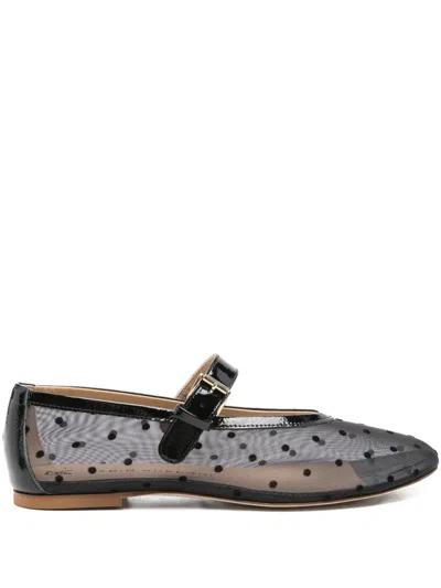 Fabio Rusconi Polka-dot Mesh Ballet Flats