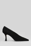 Fabio Rusconi Pumps In Black Suede In Black