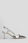 Fabio Rusconi Pumps In Silver Leather In Silver