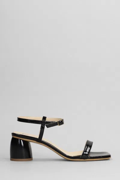 Fabio Rusconi Sandals In Black Leather