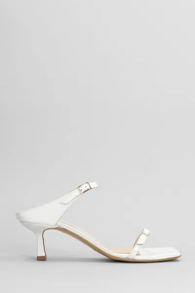 Fabio Rusconi Sandals In White Leather
