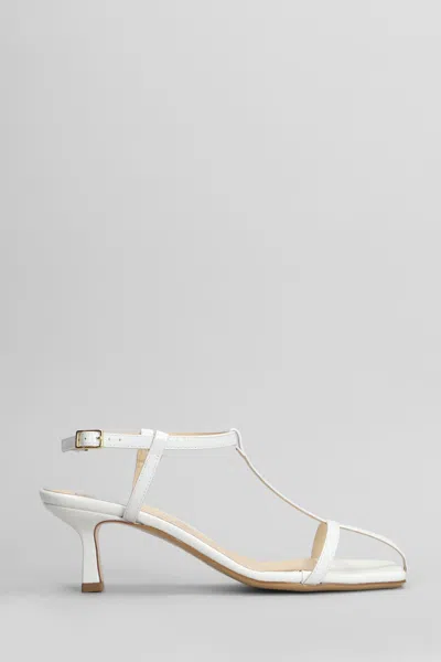 Fabio Rusconi Sandals In White Leather