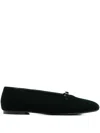 Fabio Rusconi Strap Ballet Flats In Black