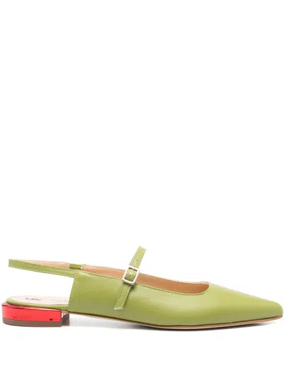 Fabio Rusconi Viola Pumps In Green