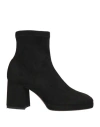 Fabio Rusconi Woman Ankle Boots Black Size 7 Synthetisches Material In Black
