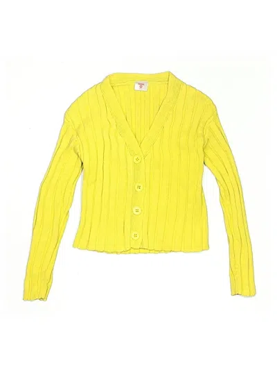 Pre-owned Fabkids Kids' Cardigan Sweater In Yellow