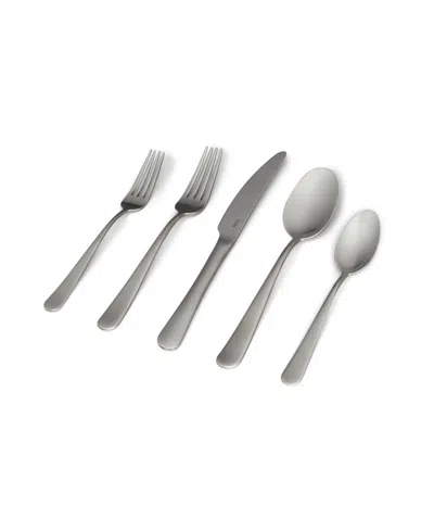 Fable Matte Silver Flatware 20-piece Stainless-steel Set