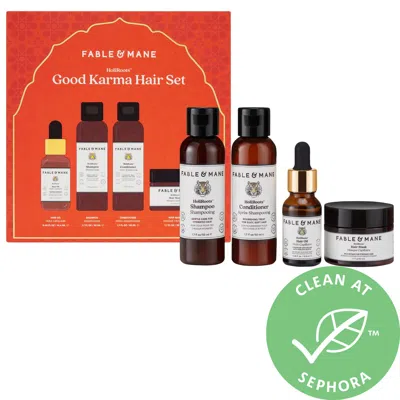 Fable & Mane Holiroots Good Karma Hair Set