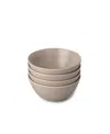 Fable The Breakfast Bowls Set Of 4 In Desert Taupe