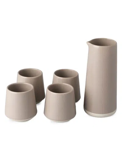 Fable Ceramic Carafe Set In Neutral
