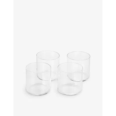 Fable Clear Transparent Set Of Four Short Glasses