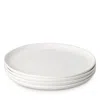 Fable The Dinner Set Of 4 Plates In Cloud White