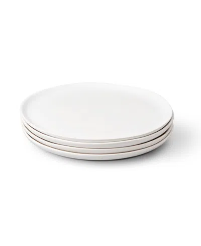 Fable Dinner Plates, Set Of 4 In White