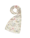 Fable England Bunny Toile Lightweight Scarf In White