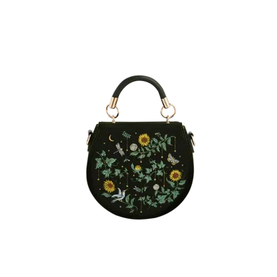 Fable England Charlotte Sunflower Top Handle Purse In Multi