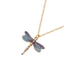 Fable England Dragonfly Crystal Necklace