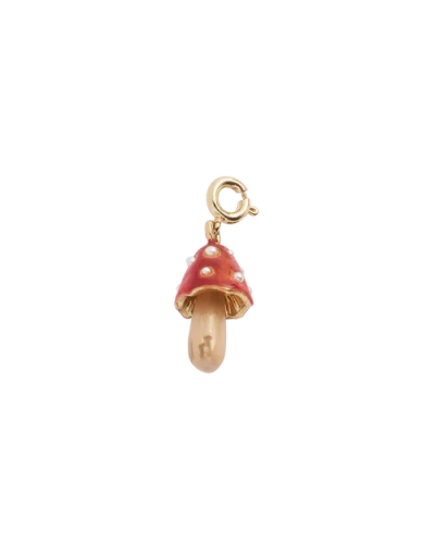 Fable England Enamel Mushroom Charm