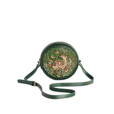 Fable England Fable Chloe Fawn Circle Bag In Green