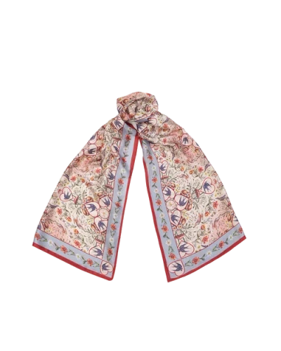 Fable England Folksy Fox Silky Scarf