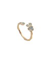 Fable England Forget Me Not Open Ring In Gold