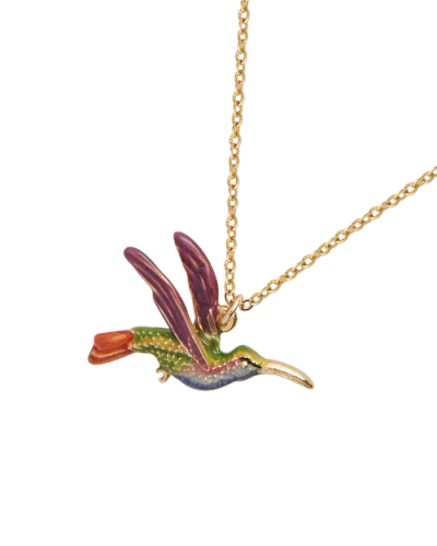 Fable England Hummingbird Pendant Necklace
