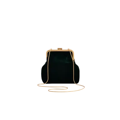 Fable England Into The Woods Green Clutch Bag