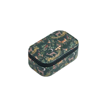 Fable England Into The Woods Small Green Jewellery Box