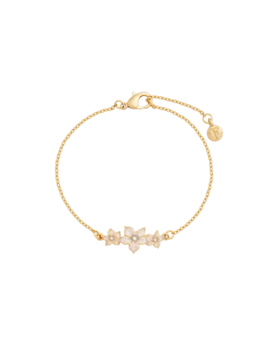 Fable England Jasmine & Pearl Bracelet In Gold