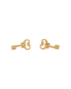 Fable England Key Stud Earrings In Gold