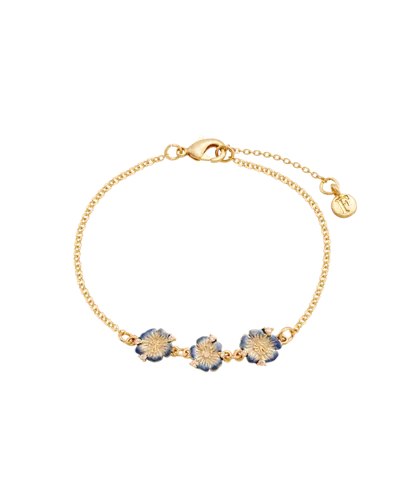Fable England Larkspur Charm Bracelet In Gold