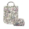 Fable England Neutrals / Pink / Purple Hydrangea Shopper Tote Bag & Hydrangea Small Quilted Makeup Bag Set