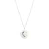 Fable England Nightshade Moon Silver Locket Chain Necklace In Silver