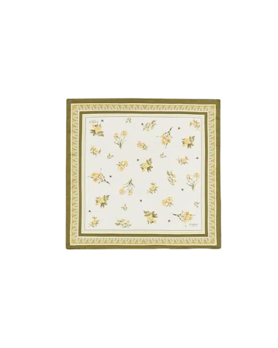 Fable England Nouveau Floral Square Scarf In Pattern