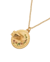 Fable England Running Bunny Locket In Gold